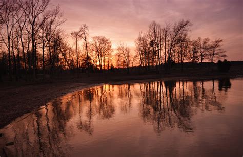 Sunset On Pickwick Lake Photograph By Violet Clark