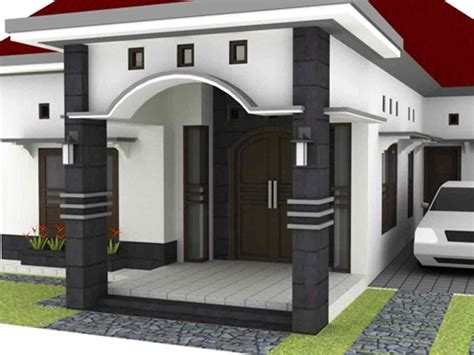 Cor dak model dak teras rumah minimalis modern. Tampak Depan Rumah Model Dak Teras Rumah Minimalis Modern ...