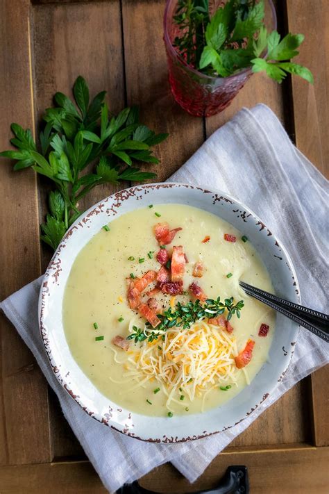 Sure to become a family favourite, slow cooking ensures tender make this chicken casserole with potatoes, carrot and. Slow Cooker Cream of Potato Soup | 31Daily.com | Recipe ...