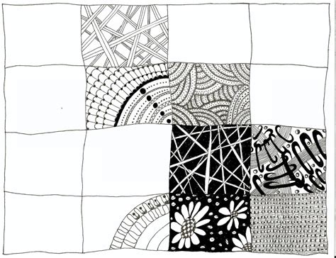The basics the zentangle method created by rick roberts and maria thomas an easy to learn relaxing and fun way to create beautiful images by drawing structured patterns. All Things Parchment Craft : ZenDoodle Sampler - Zentangle Patterns