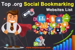 Top Org Social Bookmarking Websites List Web Seo Plan