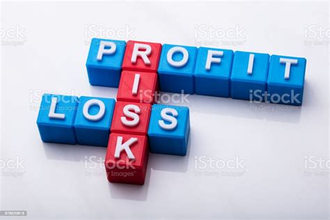 Risk Profit And Loss Crossword Stock Photo Download Image Now Above
