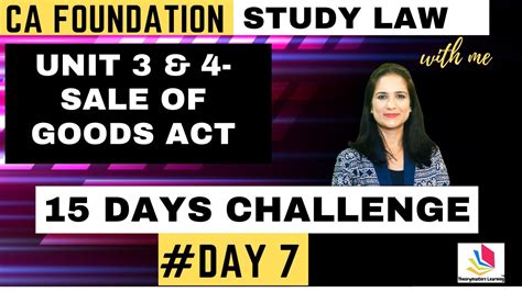 Sale of goods act (with its variations) is a stock short title used for legislation in malaysia, new zealand and the united kingdom relating to the sale of goods. SALE OF GOODS ACT || CA FOUNDATION || Unit 3 and 4 || Task ...