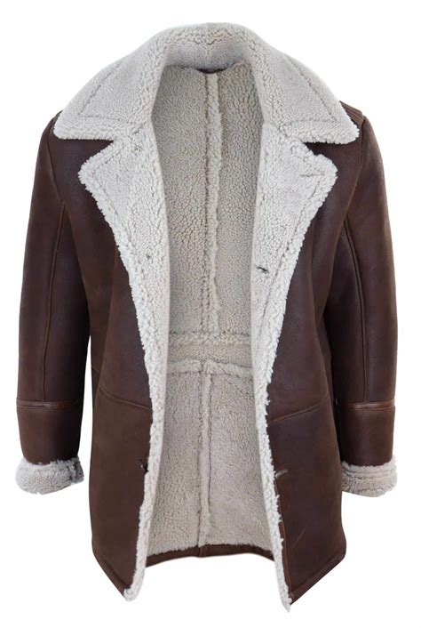 Mens Brown Sheepskin Jacket Buy Online Happy Gentleman