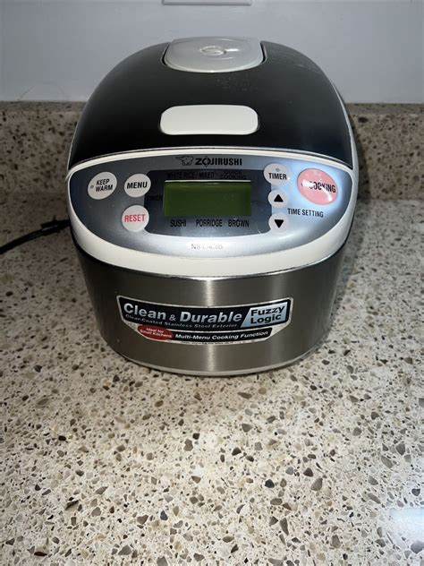 Zojirushi Electric Kitchen Rice Cooker Model Ns Lac Stainless Steel