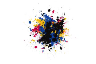 Paint Splatter Svg Graphic By Dev Teching Creative Fabrica