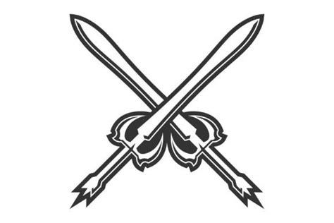 Dual Sword Illustration Cartoon Vector Graphic By Artcuboy · Creative