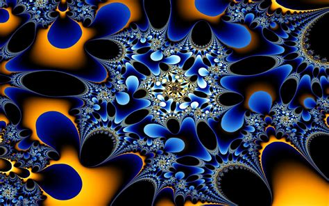 Download Colors Psychedelic Trippy Abstract Fractal Hd Wallpaper