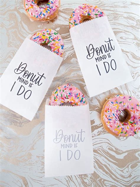 These Printable Donut Mind If I Do Favor Bags Are Adorable Unique