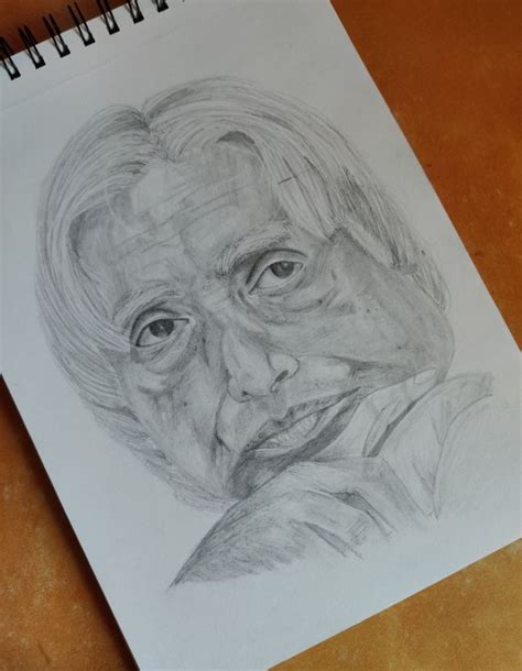 A p j abdul kalam was the missile man of india whose birth anniversary is on 15th october 1931. Dr APJ Abdul Kalam sketch | Male sketch, Art, Artwork