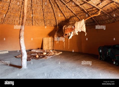 Interior Of Traditional Hut At Basotho Cultural Villageqwa Qwaeastern
