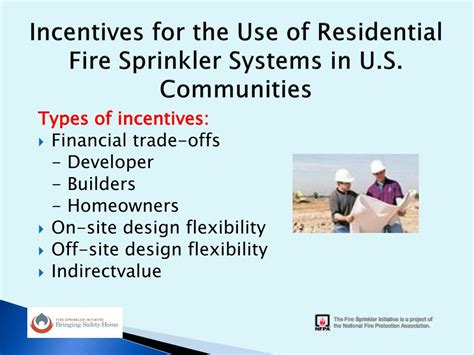 PPT Barriers And Incentives Related To The Installation Of Home Fire Sprinklers PowerPoint