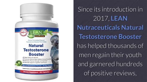 Lean Nutraceuticals Natural Testosterone Booster Reviews Youtube