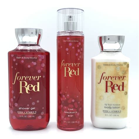 Bath And Body Works Forever Red Fine Mist Shower Gel And Body Lotion 3