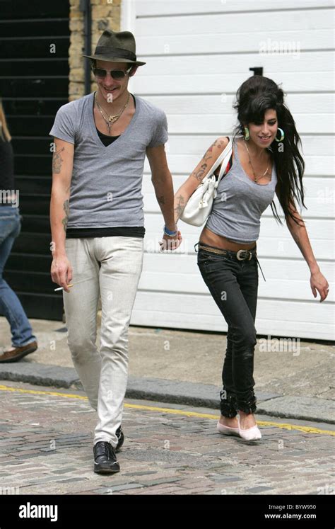 Amy Winehouse And Husband Blake Fielder Civil Leave Home To Go For Lunch Together Amy Has Been