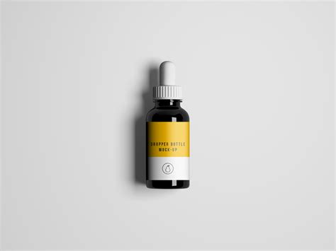 Download Free Dropper Bottle Mockup - PSD on Behance