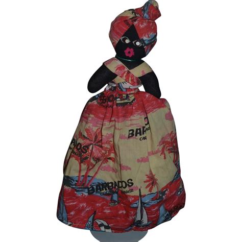 Vintage Doll Black Cloth Topsy Turvy Unusual From Oldeclectics On Ruby Lane