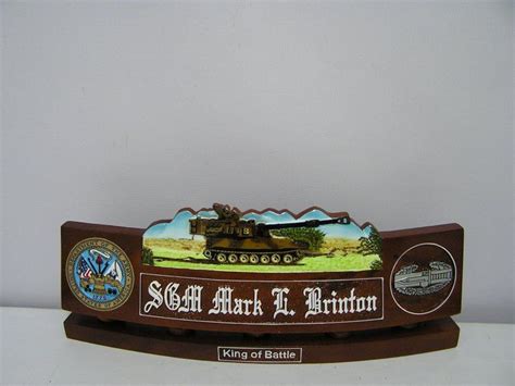 Us Army Desk Nameplate Rest Assured Will Continue