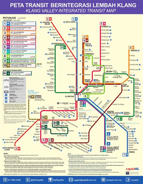 Kuala lumpur light rail transit lrt lrt in kuala lumpur. Klang Valley / Greater Kuala Lumpur Integrated Rail System ...
