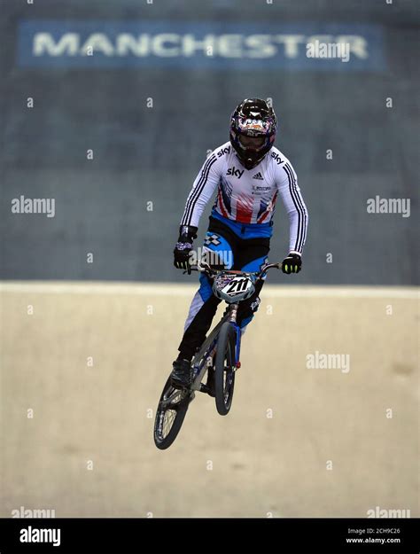 Great Britain Bmx Rider Kyle Evans During The Photocall At The National