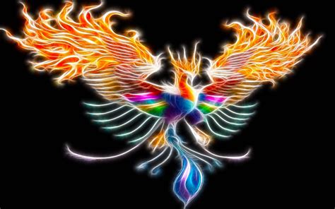 Neon Phoenix Wallpapers Wallpaper Cave