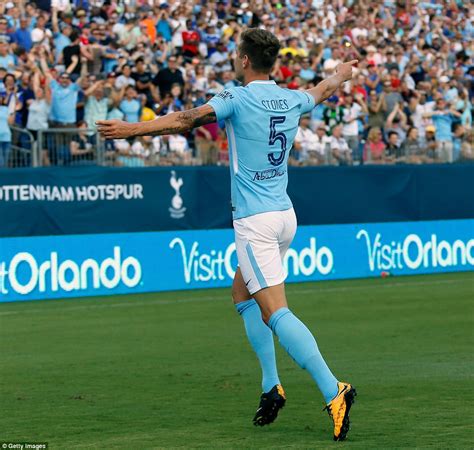 One of the greatest games of football you're ever likely to see! Man City 3-0 Spurs: John Stones and Raheem Sterling score ...
