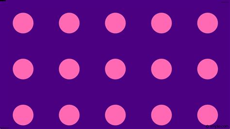 Pink And Purple Polka Dot Wallpaper