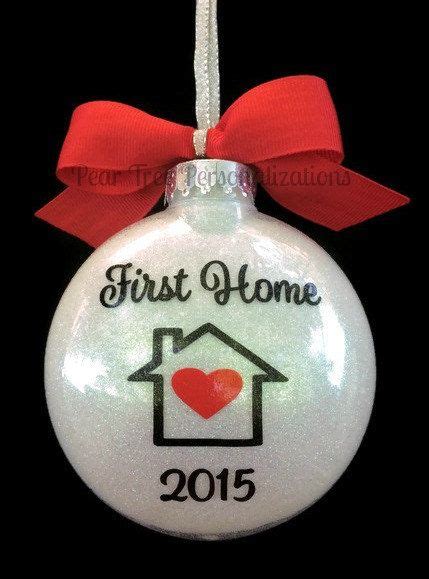 First Home Ornament Our First Home Christmas Ornament Personalized