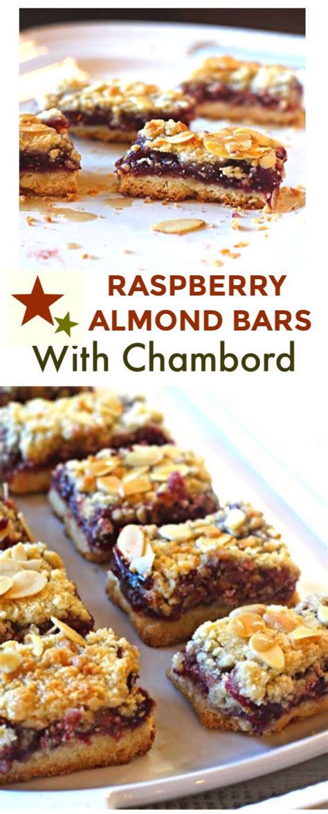 Buttery and tender, these raspberry crumble bars are a simple yet scrumptious treat. Almond Chambord Raspberry Bars | Recipe | Raspberry bars ...