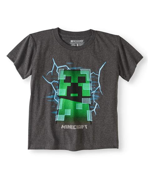 Minecraft Minecraft Short Sleeve Charged Creeper Graphic T Shirt
