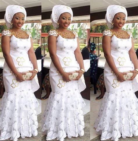 White Lace Aso Ebi Styles For Summer 2019 Fashionist Now