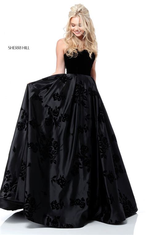 Sherri Hill 51685 Dress Ball Gowns Sherri Hill Prom Dresses Black