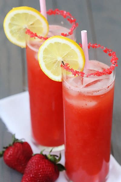 Sparkling Strawberry Lemonade I Want Your Food