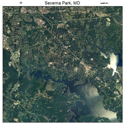 Aerial Photography Map Of Severna Park Md Maryland