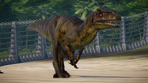 Jurassic World Evolution Allosaurus Ausstart