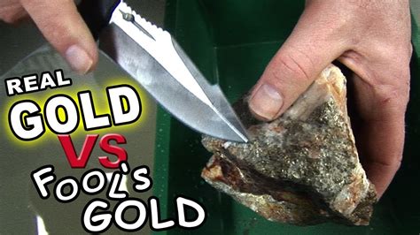 Gold Vs Fools Gold How To Tell The Difference Youtube