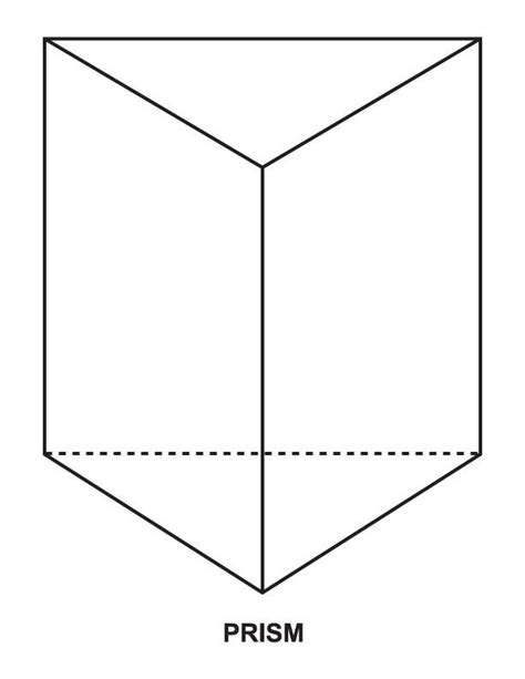 Prism Coloring Page Rectangular Prism Coloring Pages Red Nursery