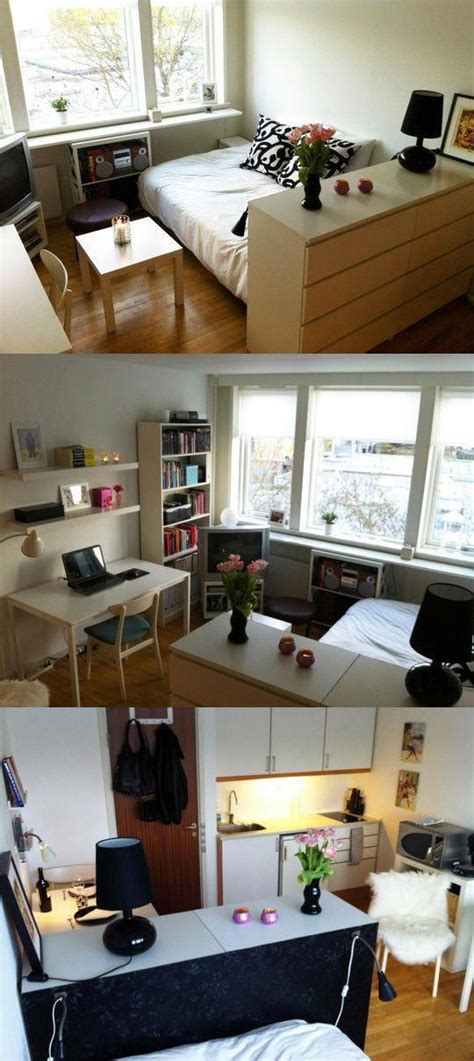 Practical Furniture Studio Apartment Decorating Small Room Design