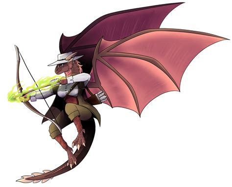 Commission Arcane Archer Dragonborn By Eternity9 On Deviantart