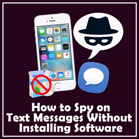 To spy on text messages using the spyadvice you need to install this software on. 3 Best SMS Spy Apps to Intercept Text Messages Without ...