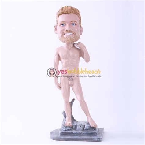 Custom Bobblehead Doll Completely Naked Man About 9 Tall Custom