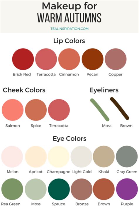 Makeup Colors For Autumns Teal Inspiration