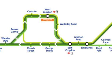 Map Of London Tram Stations And Lines