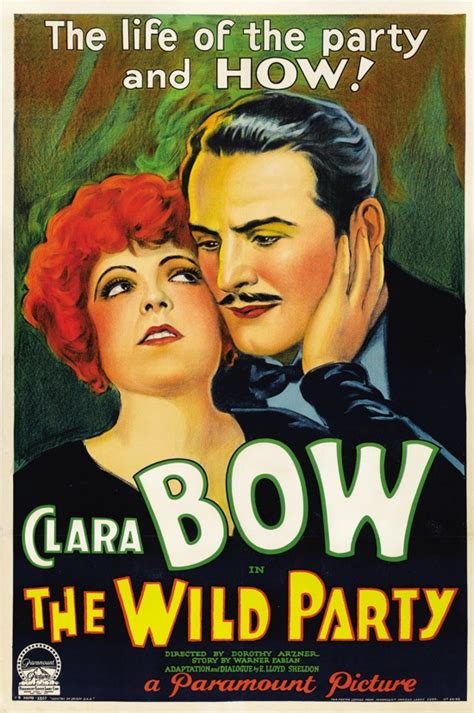 1920s movie poster clara bow in the wild party we heart vintage blog retro fashion cinema