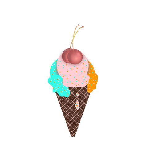 Ice Cream Cones Hd Transparent Mint Strawberry Ice Cream With