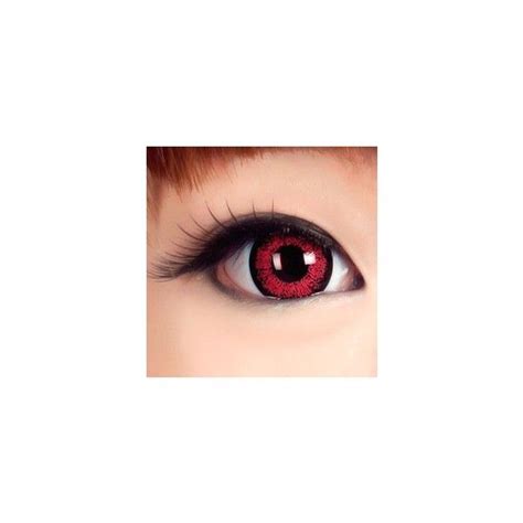 Cherry Red Contact Lenses Liked On Polyvore Featuring Eyes Contacts