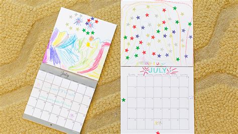 Create A Kids Calendar In Two Ways Crafts Pbs Kids For Parents