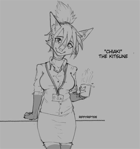 Office Kitsune Chiaki She Will Either Be Too Early Or A Bit Late Never On Time Furries