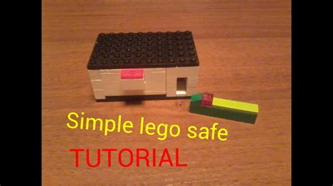Как сделать простой лего сейф с ключом Simple Lego Safe With Key