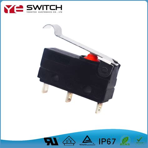 Ip67 Electrical Reset Snap Action Micro Switch For Automotive Industry